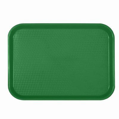 14x18-Inch Green Plastic Fast Food Tray Winco FFT-1418G 