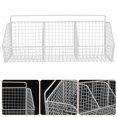 thumbnail image 3 of Kitchen Wall Fruit Basket Onion Storage Wire Basket Multifunctional Wall-mounted Kitchen Vegetable Basket, 3 of 3