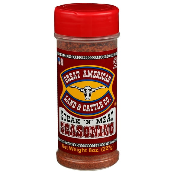 Great American Land & Cattle Co.: Steak 'n' Meat Seasoning, 8 oz