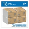 thumbnail image 3 of Scott 1804 Essential 9.2 in. x 9.4 in. Multi-Fold Paper Towels - (250-Piece/Pack, 16 Packs/Carton), 3 of 6