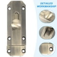 thumbnail image 2 of Bathroom Door Lock Locks for Doors Bronze Knocker Padlock Latches Bedroom Heavy Aluminum Alloy, 2 of 6