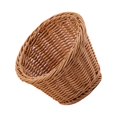 thumbnail image 3 of DECORNIJIA Simulated Rattan Design Storage Basket Plastic Woven for Family 1Pcs, 3 of 8