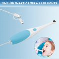 thumbnail image 5 of Handheld Android Endoscope Type-C Inspection Borescope 3IN1 USB Snake Camera 6 LED Lights for Android Phones PC, 5 of 5