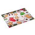 thumbnail image 2 of Kdxio Christmas Gingerbread Cookies for Dish Drying Mat,24*18 inch Absorbent Dish Drainer Kitchen Counter,Large Size Dish Drying Pad for Countertops,Draining Racks, 2 of 9