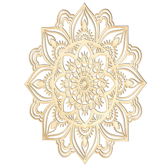Intricate Mandala Metal Wall Sculpture – Bohemian Moroccan Style Decorative Accent for Home Walls