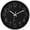 Black Silver, variant on Silver Wall Clock Silent Non-Ticking Battery Operated Round Modern Wall Clock for Office School Home Living Room Bedroom Bathroom Kitchen Decor (12 Inch, Black Dial)
