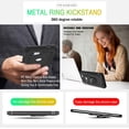 thumbnail image 4 of Compatible for Google Pixel 3A XL Case with HD Screen Protector, Military-Grade Shockproof Protective Phone Case with Magnetic Kickstand Ring for Google Pixel 3A XL Black, 4 of 15