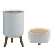 thumbnail image 3 of Desktop Paper Basket With Lid, Tall Press Small Trash Can, Suitable For Living Room, Office Trash Can With Lid, 3 of 5