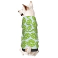 thumbnail image 1 of Balery Green Lemon Slices Sudadera con Capucha para Perros Pequeños – Ropa para Mascotas, Disfraz para Perros y Gatos, Ideal para Fiestas y Cosplay-Medium, 1 of 7