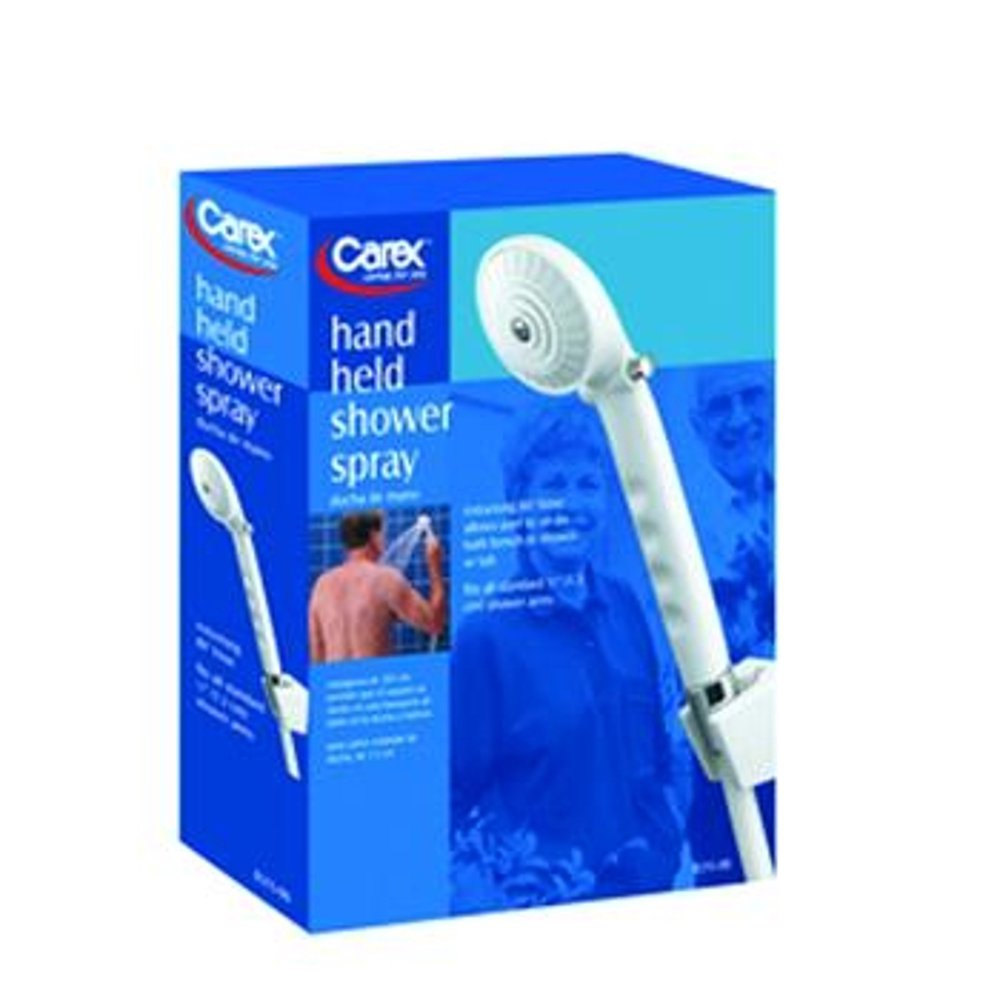 Carex Hand Held Shower Spray with On/off Valve 1 case (6 Each