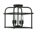 thumbnail image 3 of Trade Winds Lighting 4-Light Ceiling Light In Matte Black, 3 of 7