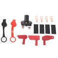 thumbnail image 2 of Battery Isolator Switch, Enhanced Safety Battery Disconnect Switch Solid Connection Efficient 5/16 inch Terminal  for Truck for Car for RV, 2 of 7