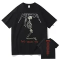 thumbnail image 2 of Camiseta de hombre God Wants You Kanye West, camiseta estampada de doble cara, ropa de calle con gráfico de calavera, manga corta, ropa de gran tamaño para hombre, 2 of 5