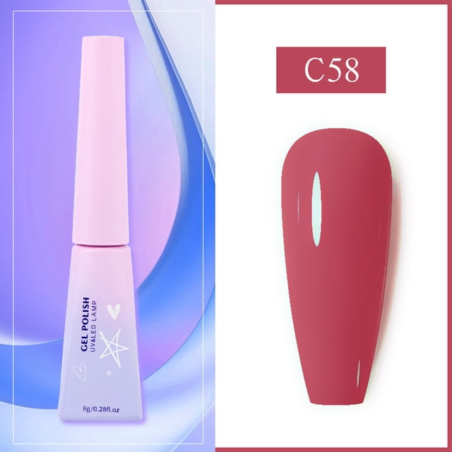 Esmalte de uñas con purpurina y efecto espejo, holográfico, rojo, base seca, capa superior para uñas de manos y pies, manicura francesa, 8 ml, extensión de uñas