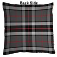 thumbnail image 2 of PKQWTM Scottish Tartan Black Gray And White Reversible Mermaid Cushion Cover Home Decor Sequin Pillow Case Size 20x20 inches, 2 of 2