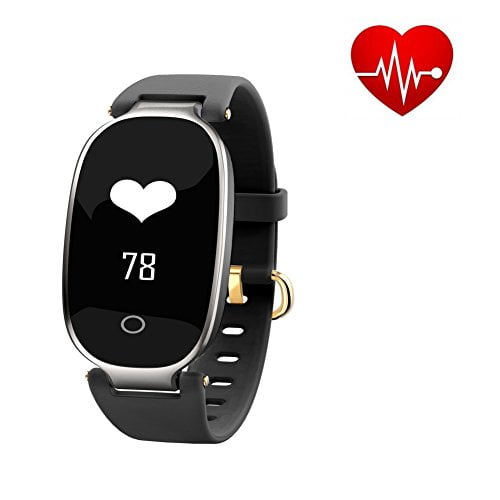 GLORY Fitness Tracker HR, Smart Wristband with Heart Rate Monitor/Blood
