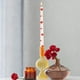 thumbnail image 4 of Pack de 2 velas románticas de varilla larga | Vela nupcial francesa impresa | Cera inodora, artesanal | Decoración de cumpleaños y fiestas con estampados coloridos | Largo Ardor | Ecológico, 4 of 8