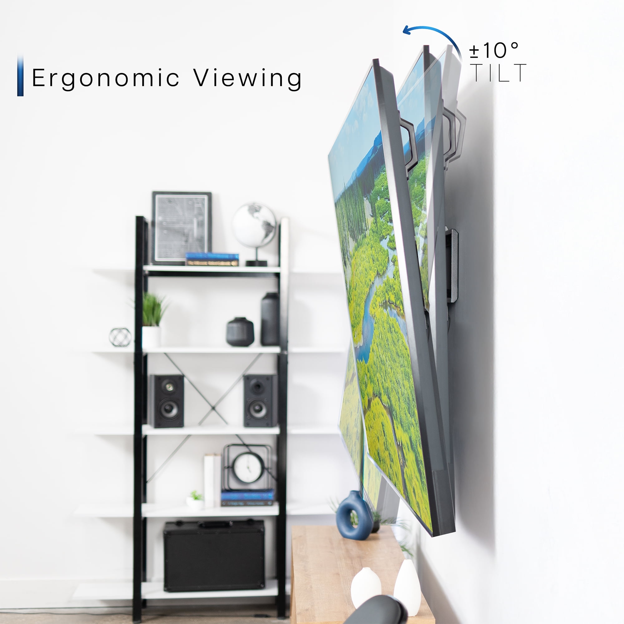 Ultra Heavy Duty Tilting TV Wall Mount for 43 to 90 inch Screens