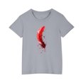 thumbnail image 1 of RXIRUCGD 2025 Vêtements d'Été pour Enfants T-shirt Imprimé Mode Mignon Col Rond Manches Courtes, 1 of 5