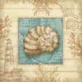 thumbnail image 2 of Knutsen, Conrad 12x12 Black Ornate Wood Framed with Double Matting Museum Art Print Titled - Beach Comber III, 2 of 4