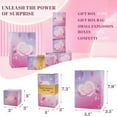thumbnail image 4 of Surprise Gift Box Explosion for Money, Unique Folding Bouncing Red Envelope Gift Box with Confetti, Cash Explosion Luxury Gift Box for Birthday Anniversary Valentine Proposal (6 Bounces) (Purple), 4 of 7