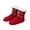 Red -BB28, variant on Domzle Fuzzy Slipper Socks Women Winter Warm Gift for Women Soft, Warm & Cozy: Fleece-Lined Indoor Socks with Non-Slip Grippers Offer Fluffy Comfort for Home, House or Cabin Wear Navy