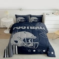 thumbnail image 2 of jejeloiu American Rugby Football Twin Comforter Sets,Boys Ball Games Bedding Set For Kids Reversible 2-Piece, 2 of 8