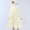 Yellow, variant on Sun Protection Dress for Women UPF 50 Full Coverage Hooded Long Sleeve Zip Up Face Mask Thumb Hem Flowy Long Daily Wear UV Cover Up Pink Free Size