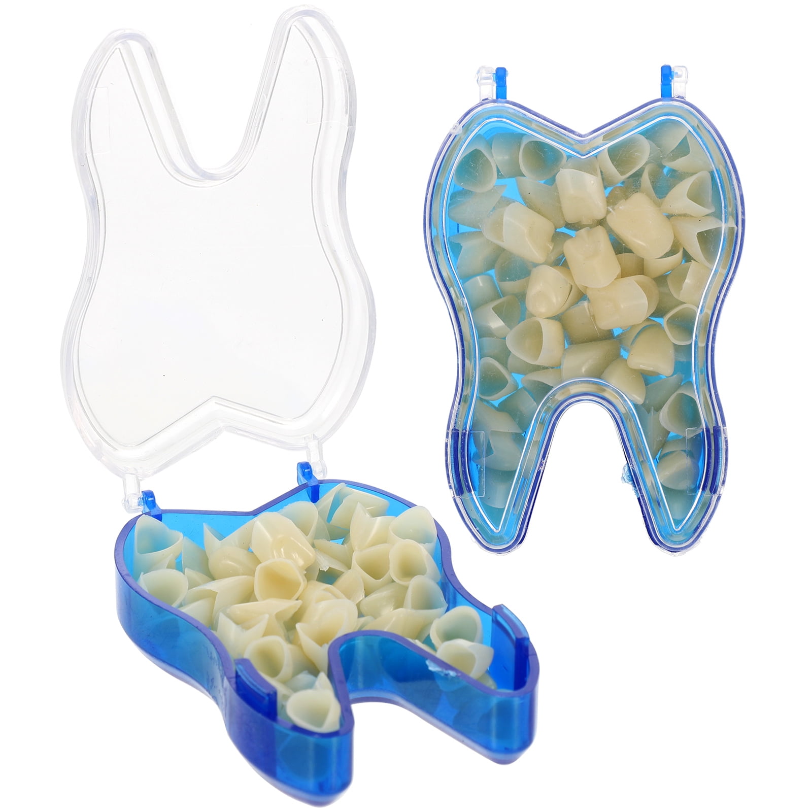 2Pcs Oral Teeth Veneers Temporary Dental Veneers Porcelain Teeth