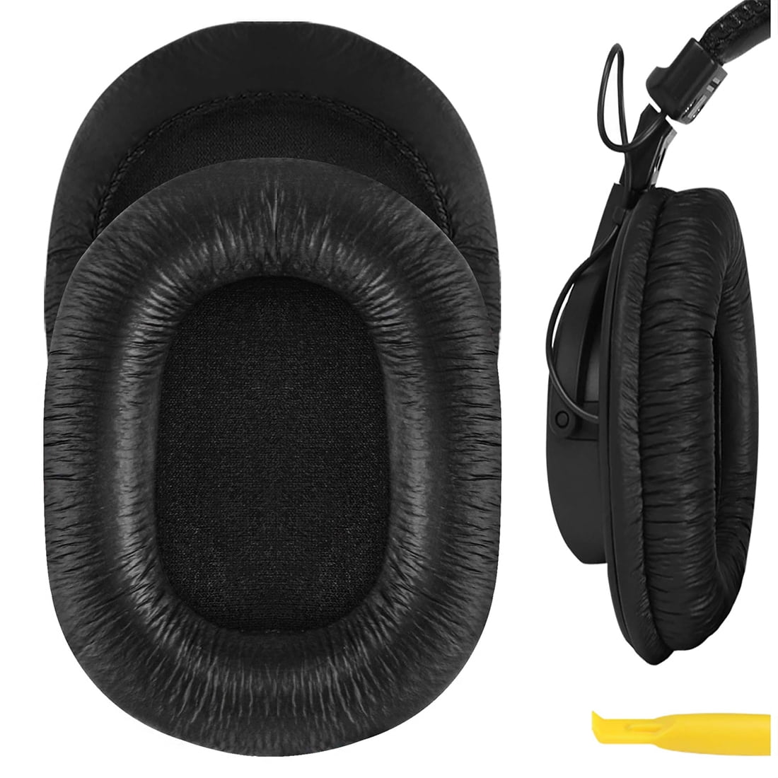 Geekria QuickFit Leatherette Replacement Ear Pads for SONY MDR