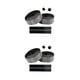 thumbnail image 1 of Greeniant Cinturón celular último accesorio antideslizante para bicicleta de montaña cinturón antideslizante para bicicleta de montaña En blanco y negro 2piezas, 1 of 6