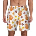 thumbnail image 2 of Goofa Cartoon Squirrel Printed Men's Swim Trunks Board Shorts Quick Dry Mens Swimming Trunks with Compression Liner,Breathable Fit Hawaii Beach Shorts-3X-Large, 2 of 9