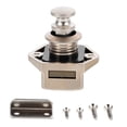 thumbnail image 4 of KAKOWELY 1Set Silver Rv Cabinet Lock Keyless Push Button Lock for Drawer Cupboard Reliable Use, 4 of 8