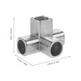 thumbnail image 2 of IDEANATEGRATE 6Ud Conector Metálico Multipropósito Para Barra De Con Junta Rápida Y Moderno, 2 of 6