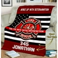 thumbnail image 3 of Custom Blanket, Custom Firefighter Gift, Firefighter Blanket, Gifts, Customized Firefighter Gift, Firefighter Wife, Firefighter Gift, Firefighter Gifts Blankets, 3 of 5