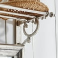 thumbnail image 5 of WARDROBE Old style train rack Coat hanger Old metal Finish Mirror hooks, 5 of 5