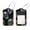 multicolored 5, variant on Purple Unicorn Stars Luggage Tags with Stainless Steel Loop, 2 Pack Luggage Tag Holders for Travel Luggage Baggage Identifier
