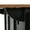 Black, variant on 53.7" Kitchen Cart With 2 Sliding Barn Doors, Drop Leaf, Power Supply, Spice Rack, Wheels For And Dining Room, Dark Black Island Outlet, Rolling Home Kitchen,