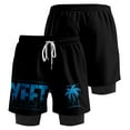thumbnail image 3 of Jey Uso Yeet Sweatshorts Women Sport Pants Men's 2 in 1 Running Shorts Outdoor Sportwear, 3 of 4