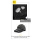 thumbnail image 2 of Gorras de béisbol lavadas de algodón vintage, sombrero de papá desgastado ajustable de perfil bajo no estructurado para hombres y mujeres(Negro)(), 2 of 5