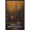 thumbnail image 2 of Verney Danvers 13x18 Gold Ornate Wood Frame and Double Matted Museum Art Print Titled - Where it is Warm and Bright Underground (1924), 2 of 4