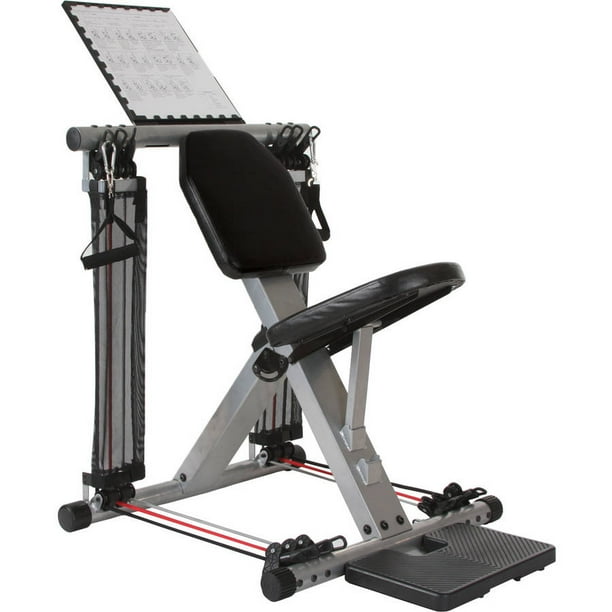 Flex Force 50 in 1 Resistance Chair Gym, Complete Workout System, Home Gym