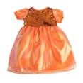 thumbnail image 3 of de de Doll, Plisada de , Accesorios de para de 43cm, Regalos de Cumpleaños para Niños , Naranja CUTICAT Falda de muñeca americana, 3 of 6