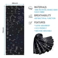 thumbnail image 2 of Math Equations Astronomy Symbols Blue Pattern Hot Yoga Mat Towel Non Slip for Hot Yoga - Quick-Drying Yoga Mat Cover with 4 Corner Pockets with Travel Bag - Hot Yoga Towel Non Slip 70"x26", 2 of 6