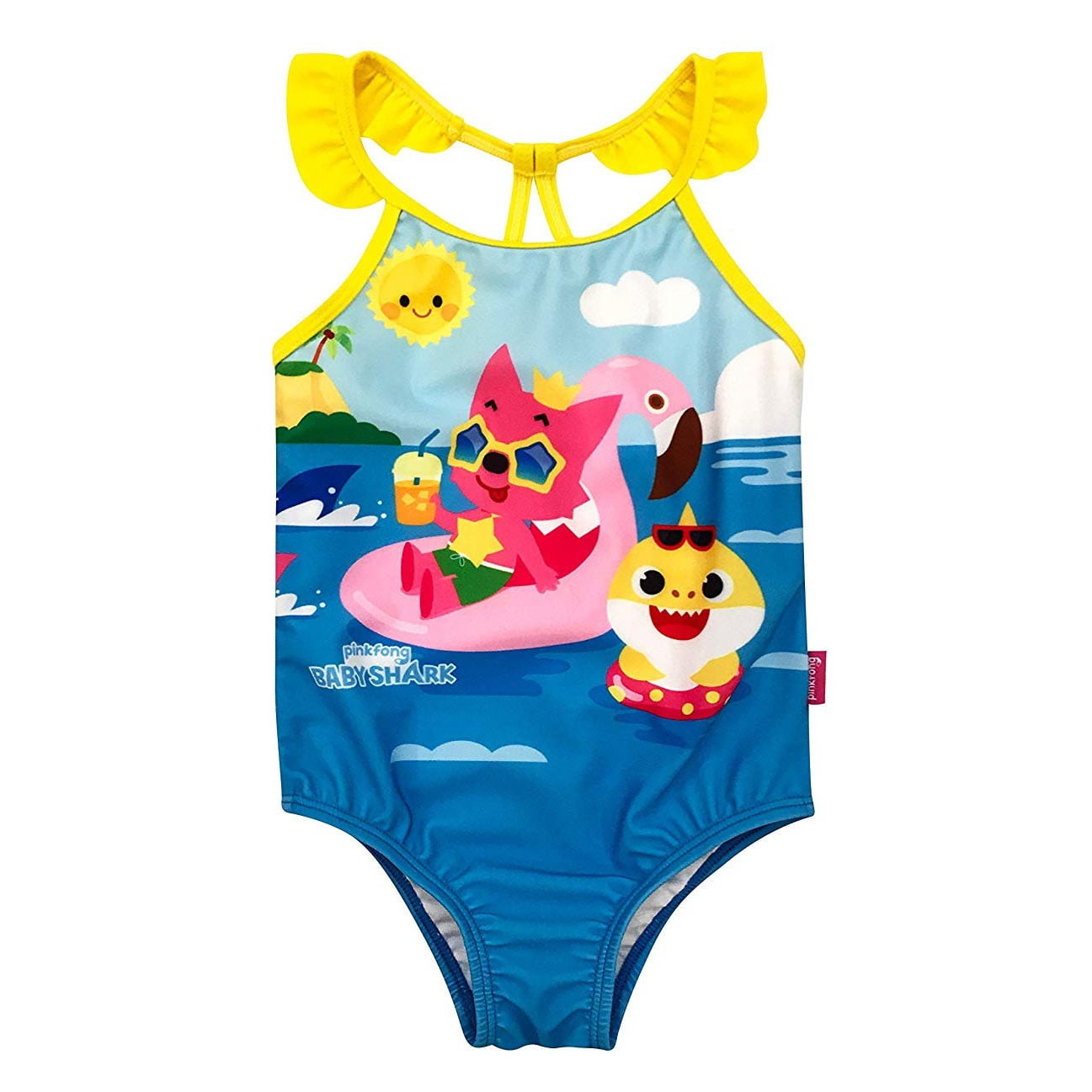 Baby Shark Toddler One Piece Swimsuit 3t Walmart Canada