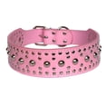thumbnail image 2 of Collar de mascotas de Adudable, razas fuertes, uñas de champiñones , collar de perro de metal tachonado a para mascotas, perros de Rosa, 2 of 9
