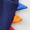 thumbnail image 4 of Toddler Boys Shorts Solid Color Dinosaur Design Short Pants Elastic Waisted Drawstring Pocket Shorts Soft and Comfortable Cotton Shorts Dark Blue 1-2 Years, 4 of 5