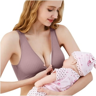 Postpartum Nursing Bra Breastfeeding Bra Traceless Maternity