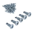 thumbnail image 1 of Vis 50 Pcs Tête Ronde Ensemble de Vis de Perceuse Acier au Carbone Galvanisé Auto-Perçage Vis 4.2x13mm, 1 of 7