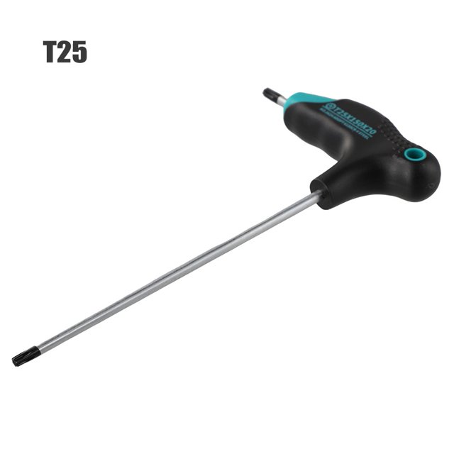 1 Pce Tournevis Torx avec Tête Magnétique pour Réparation d'Appareil Ménager T6-T45 avec Trou Poignée Torx Clé Outils de Réparation Ménagers T25